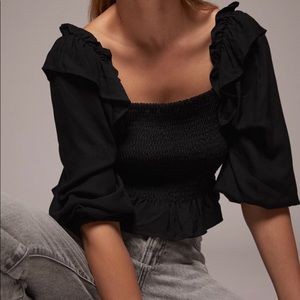 ZARA Black Crop Top